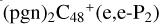 ${\left( {{\rm{pgn}}} \right)_2}{{\rm{C}}_{48}}^ + \left( {{\rm{e,e - }}{{\rm{P}}_2}} \right)$