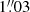 $ 1{{\overset{\prime\prime}{.}}}03 $