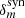 $ \delta_m^{{\rm syn}} $