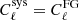 $ C_\ell^{{\rm sys}} = C_\ell^{{\rm FG}} $