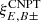 $ \xi_{E,B\pm}^{\mathrm{CNPT}} $
