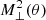 $ M_\perp^2(\theta) $