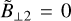 ${{\tilde B}_{ \bot 2}} = 0$
