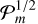 ${\cal P}_m^{1/2}$