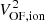$ V_{\mathrm{OF, ion}}^{2} $