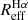 $ R_{\mathrm{eff}}^{\mathrm{H\alpha}} $