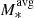 $ M_{\mathrm{*}}^{\mathrm{avg}} $