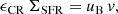 $$ \begin{aligned} \epsilon _{\rm CR}\, \Sigma _{\rm SFR} = u_{\rm B}\, v, \end{aligned} $$