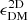 $ \epsilon^{\mathrm{2D}}_{\mathrm{DM}} $