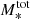 $ M_*^{\rm tot} $