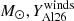 $ M_\odot, Y_{\mathrm{Al26}}^{\mathrm{winds}} $
