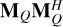 ${{\bf{M}}_Q}{\bf{M}}_Q^H$