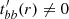 $ t^\prime_{bb}(r)\neq 0 $