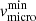 $ {v}_{\mathrm{micro}}^{\mathrm{min}} $