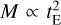 $M \propto t_{\rm{E}}^2$