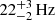 $ 22^{+3}_{-2}\, \mathrm{Hz} $