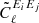 $ \tilde{C}^{E_iE_j}_{\ell} $