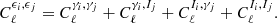 $$ \begin{aligned} C^{\epsilon _i, \epsilon _j}_{\ell } = C^{\gamma _i, \gamma _j}_{\ell } + C^{\gamma _i, {I}_j}_{\ell } + C^{{I}_i, \gamma _j}_{\ell } + C^{{I}_i, {I}_j}_{\ell } . \end{aligned} $$