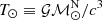 $ T_\odot \equiv {{\cal G M}_{\odot}^{\mathrm{N}}} / c^3 $