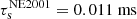 $ \tau_{\mathrm{s}}^{\mathrm{NE2001}} = 0.011~\mathrm{ms} $