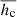 $ \overline{h_{\mathrm{c}}} $