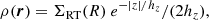$$ \begin{aligned} \rho (\boldsymbol{r}) = \Sigma _{\rm {RT}} (R)~e^{-|z|/h_z} / (2 h_z), \end{aligned} $$