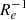 $ R_{e}^{-1} $
