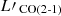 $ L\prime_{\text{ CO(2-1)}} $