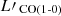 $ L\prime_{\text{ CO(1-0)}} $