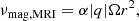 $$ \begin{aligned} \nu _{\rm mag,MRI}=\alpha |q|\Omega r^2, \end{aligned} $$