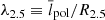 $ \lambda_{2.5}\equiv \overline{l}_{\mathrm{pol}}/R_{2.5} $