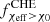 $ f^{\rm CHE}_{\chi_{\rm eff}>\chi_0} $