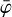 $\bar \varphi $