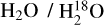 ${\rm{H}}_{\rm{2}}^{{\rm{18}}}{\rm{O}}$