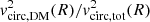 $ {\it v}^2_{\mathrm{circ,DM}}(R)/{\it v}^2_{\mathrm{circ,tot}}(R) $