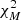 $ \chi ^2_M $