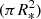 $ (\pi R_*^2) $
