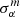 $ \sigma^m_\alpha $