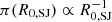 $ \pi(R_{\mathrm{0,SJ}})\propto R_{\mathrm{0,SJ}}^{-1} $