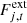 $ {F_{j,t}^{{\rm ext}}} $