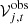 $ \mathcal{V}_{j,t}^{\text{obs}} $