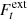 $ {F_t^{{\rm ext}}} $