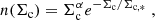 $$ \begin{aligned} n(\Sigma _{\rm c}) = \Sigma _{\rm c}^\alpha e^{-\Sigma _{\rm c}/\Sigma _{\mathrm{c},*}} \; , \end{aligned} $$