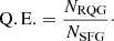 $$ \begin{aligned} \mathrm{Q.E.} = \frac{N_{\rm RQG}}{N_{\rm SFG}}\cdot \end{aligned} $$