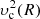 $ \upsilon_\mathrm{c}^2(R) $