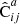$ {\hat{\text{C}}}^a_{ij} $