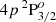 $ 4p \, ^{2}\mathrm{P}^{o}_{3/2} $