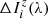 $ \Delta I_i^{z}(\lambda) $