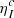 $ \eta^c_I $