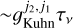 $\~g_{{\rm{Kuhn}}}^{{j_2},{j_1}}\,{\tau _v}$